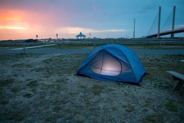 Rehoboth Beach camping, Delaware Seashore State Park camping, Cape Henlopen State Park camping